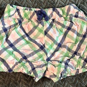 Lightweight Plaid Shorts